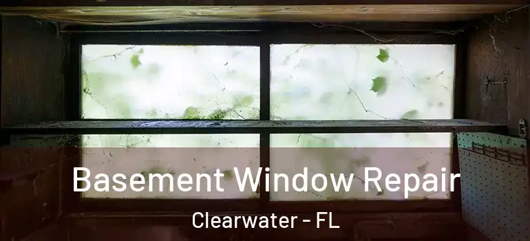 Basement Window Repair Clearwater - FL