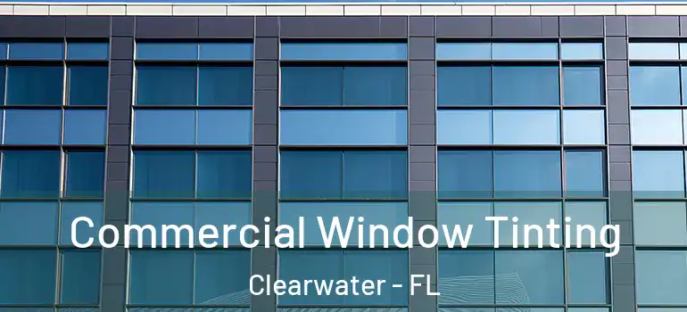 Commercial Window Tinting Clearwater - FL