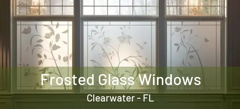 Frosted Glass Windows Clearwater - FL