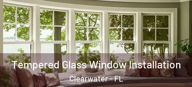 Tempered Glass Window Installation Clearwater - FL
