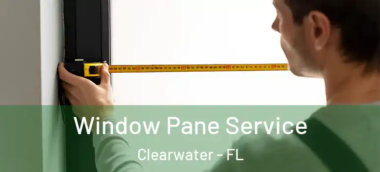 Window Pane Service Clearwater - FL
